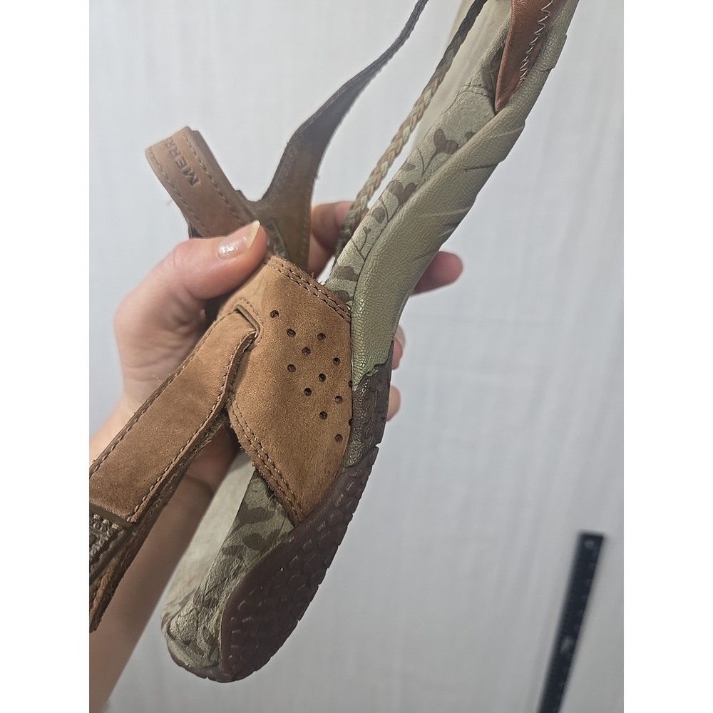 Merrell Siena Womens 12 Sandals Brown Adjustable Strap Sport Brown Leather - Picture 8 of 14